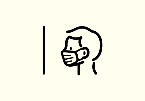 面談時の仕切りを設置